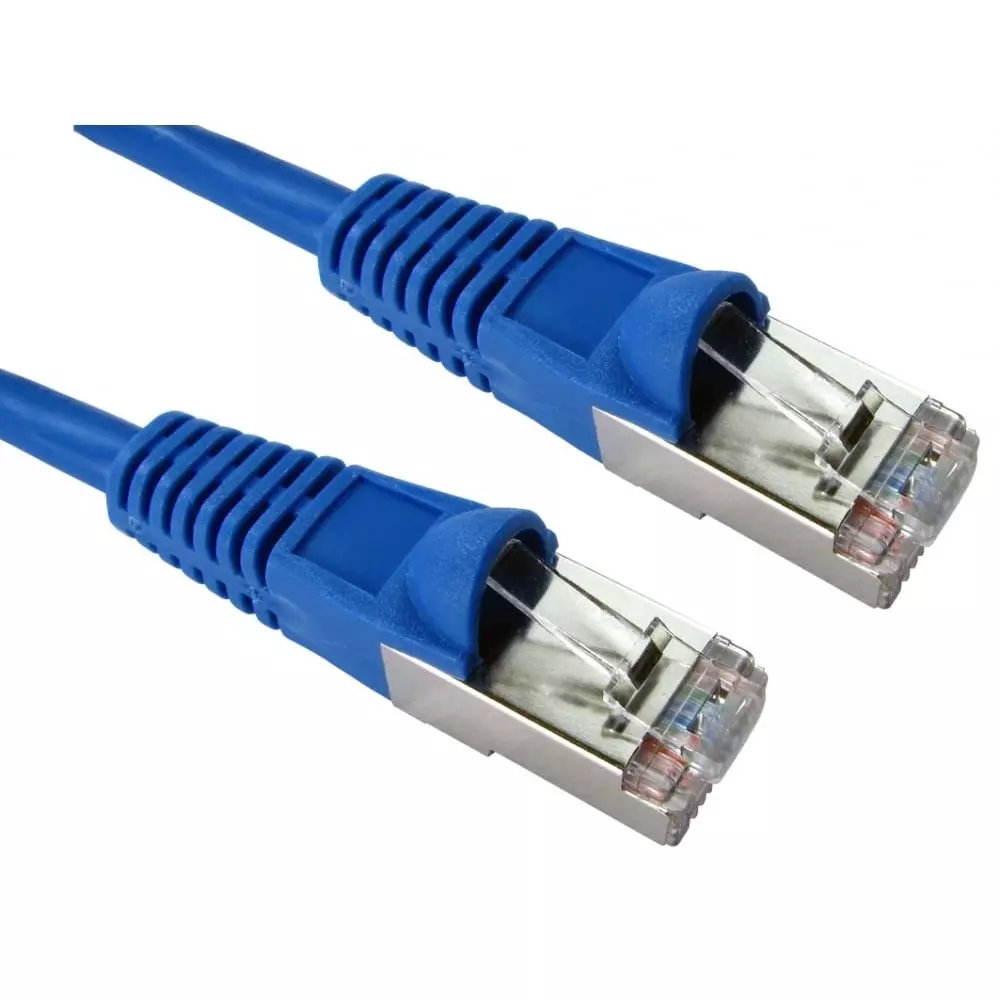 RS PRO Ethernet Cable Polyvinyl Chloride 1 m Length Blue, 2863080