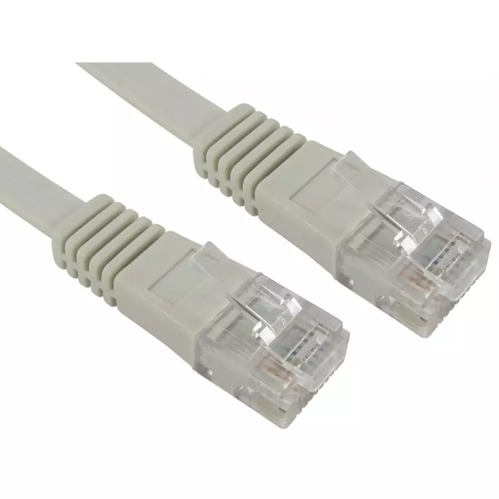 RS PRO Ethernet Cable Polyvinyl Chloride 1.5 m Length Grey, 2863506