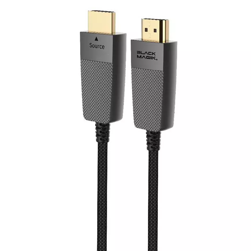 Black Magik BM-HO8K HDMI Cable Active Optical Fiber HDMI 2.1 Version 8k@60Hz/4k@120Hz Refresh Rate 20 m (65 ft) Length, BM-HO8K200