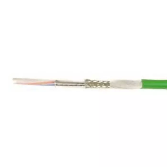 Alpha Wire Flexing Ethernet Shielded 300 V AC 22 AWG Green 152 m Length, 74005 GR002