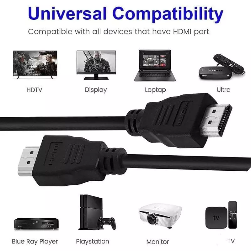 LOTA HDMI Cable Ultra High Speed Gold-Plated Connector Supports 3D and 4K@60 Hz Resolution Black 15 m, ‎MST-775-LT
