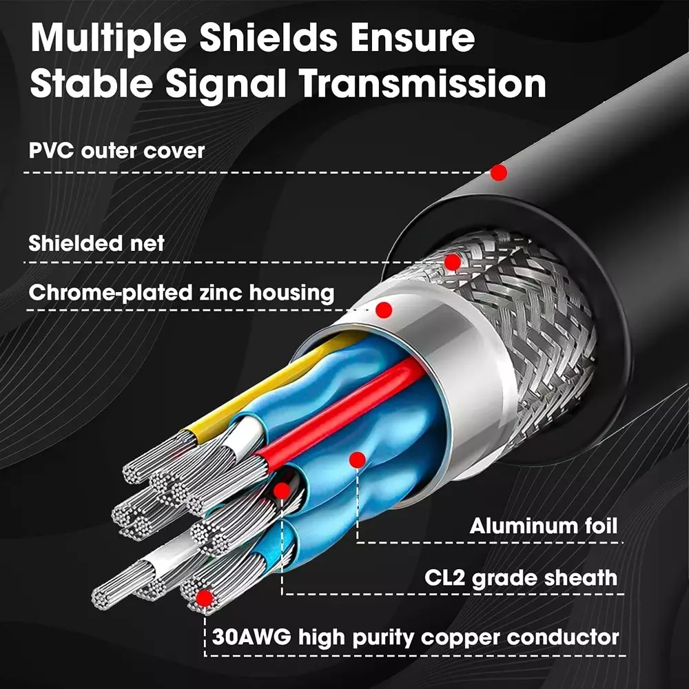 LOTA HDMI Cable Ultra High Speed Gold-Plated Connector Supports 3D and 4K@60 Hz Resolution Black 15 m, ‎MST-775-LT