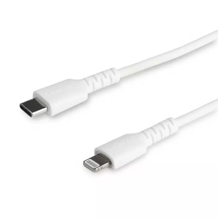 StarTech.com Male USB C to Male Lightning Cable 480 Mbps USB 2.0 2 m, RUSBCLTMM2MW