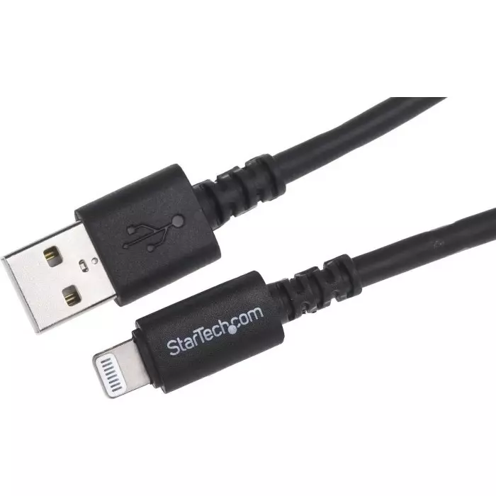 StarTech.com Male USB A to Male Lightning Cable 480 Mbps USB 2.0 3 m, USBLT3MB