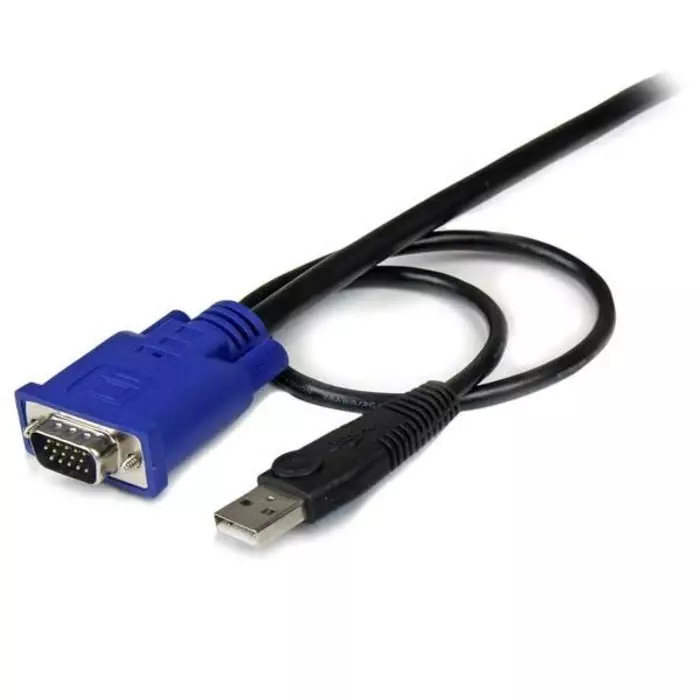 StarTech.com Male USB A VGA to Male VGA KVM Cable 4.6m, SVECONUS15
