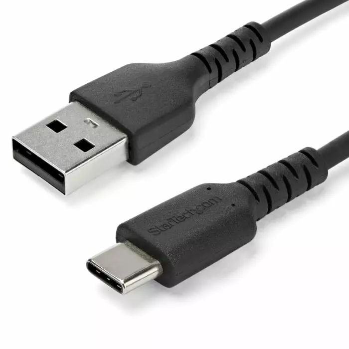 StarTech.com Male USB A to Male USB C Cable 480 Mbps USB 2.0 1m, RUSB2AC1MB