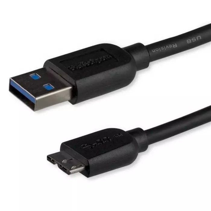 StarTech.com Male USB A to Male Micro USB B Cable 5 Gbps USB 3.0 3m, USB3AUB3MS