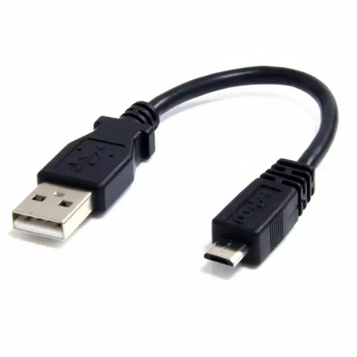 StarTech.com Male USB A to Male Micro USB B Cable 480 Mbps USB 2.0 150mm, UUSBHAUB6IN