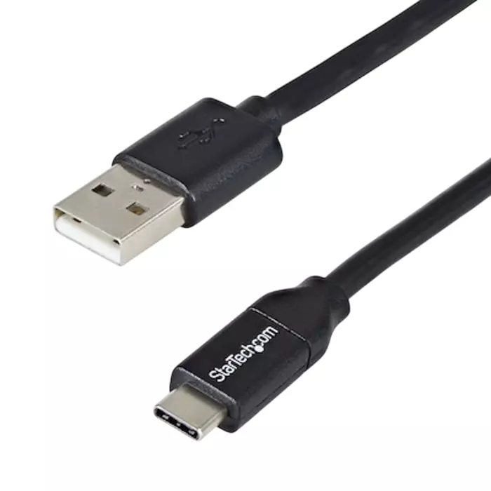 StarTech.com Male USB A to Male USB C Cable 480 Mbps USB 2.0 2m, USB2AC2M10PK (Pack of 10 Pcs)