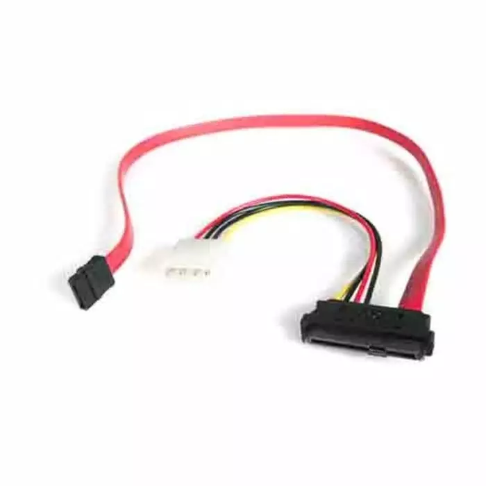 StarTech.com Female SATA Data to Female Male LP4 SFF-8482 Cable, 457.2mm, SAS729PW18