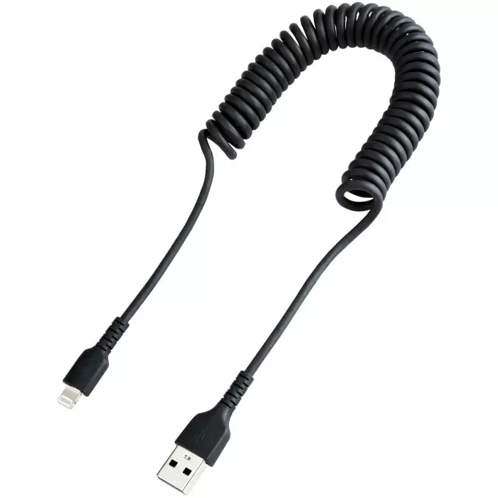 StarTech.com Male USB A to Male Lightning Cable 480 Mbps USB 2.0 1 m, RUSB2ALT1MBC