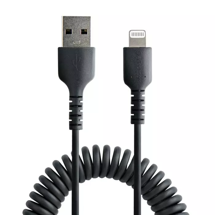 StarTech.com Male USB A to Male Lightning Cable 480 Mbps USB 2.0 1 m, RUSB2ALT1MBC
