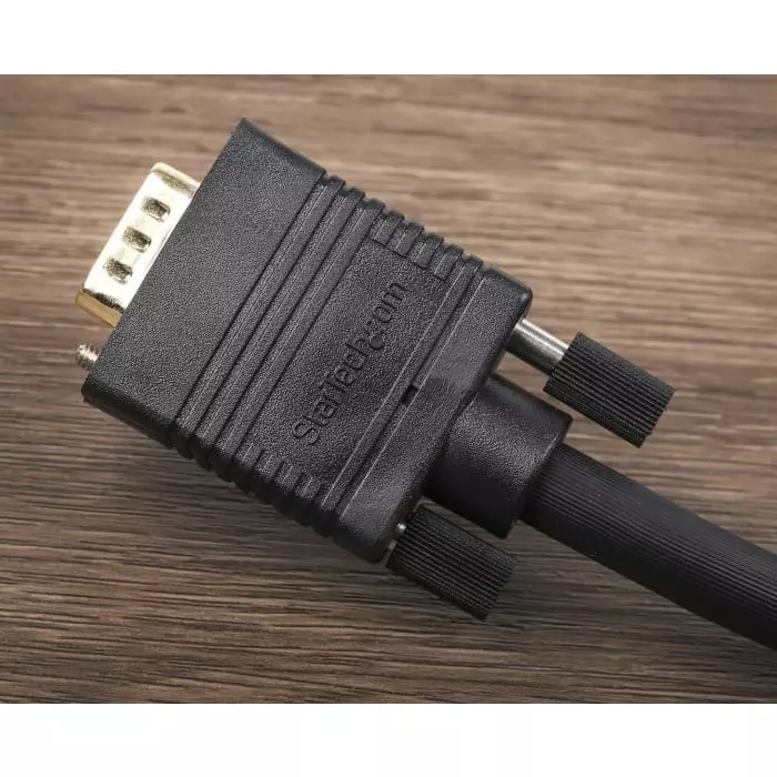 StarTech.com Male VGA to Female VGA Cable, 300mm Black, VGASPL1VV