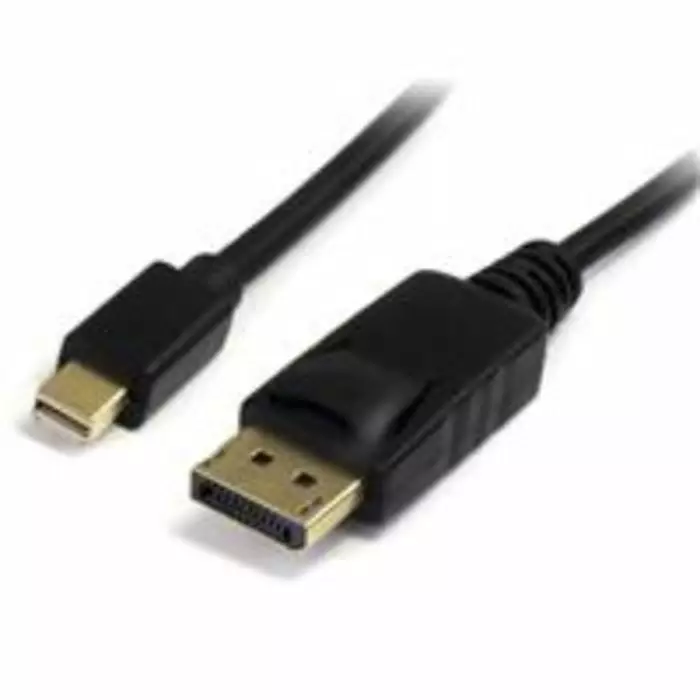 StarTech.com Male Mini DisplayPort to Male DisplayPort Cable PVC 4K @ 60 Hz 1m, MDP2DPMM1M