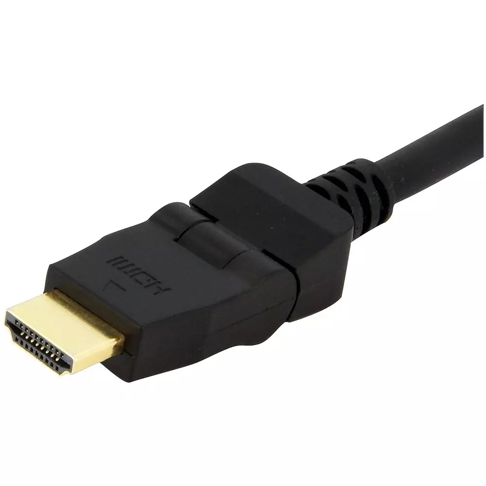 makworld-high-speed-hdmi-male-to-hdmi-male-cable-35-cm-with-180-swivel-gold-plated-connector-black