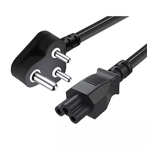 PremiumAV 3 Pin Laptop Charger Power Cable Male-to-Female 3 m Length Black 18 AWG Copper, MST-3151