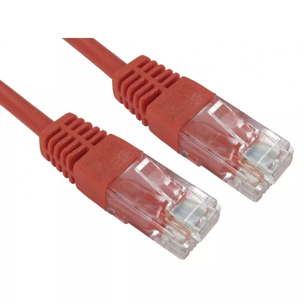 RS PRO Ethernet Cable Polyvinyl Chloride 10 m Length Red, 2863659