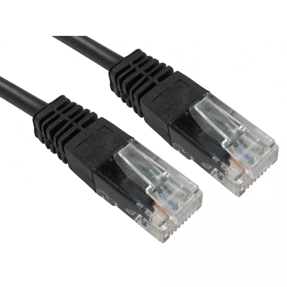 RS PRO Ethernet Cable Polyvinyl Chloride 15 m Length Black, 2863668