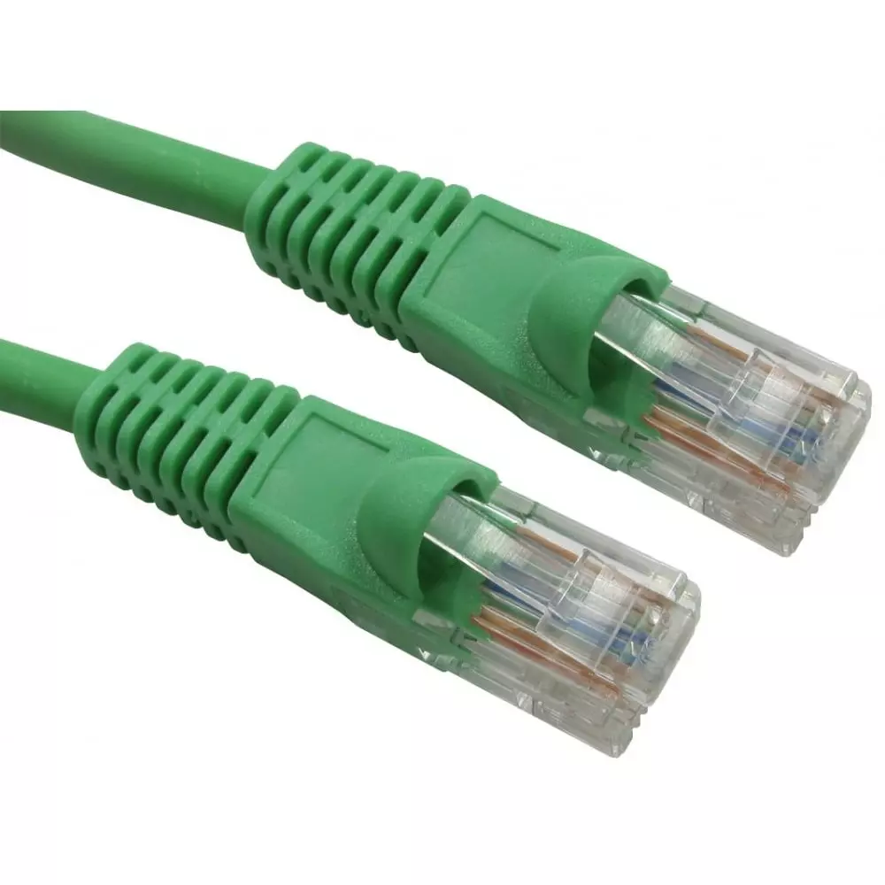 RS PRO Ethernet Cable Low Smoke Zero Halogen 15 m Length Green, 2863059