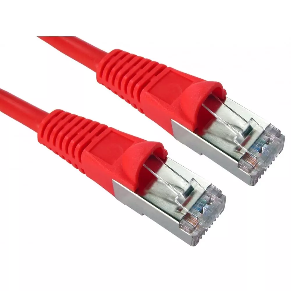 RS PRO Ethernet Cable Polyvinyl Chloride 2 m Length Red, 2863089