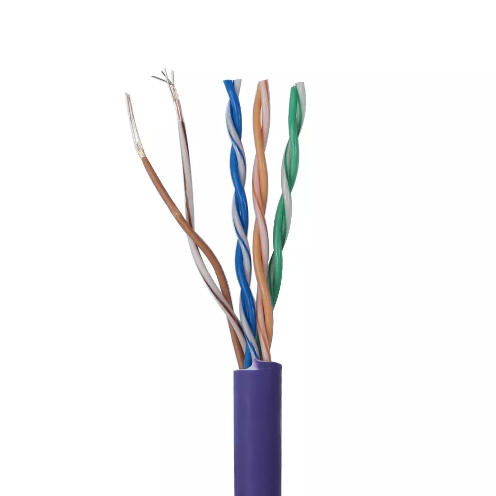 RS PRO Ethernet Cable Low Smoke Zero Halogen 305 m Length Purple, 199202
