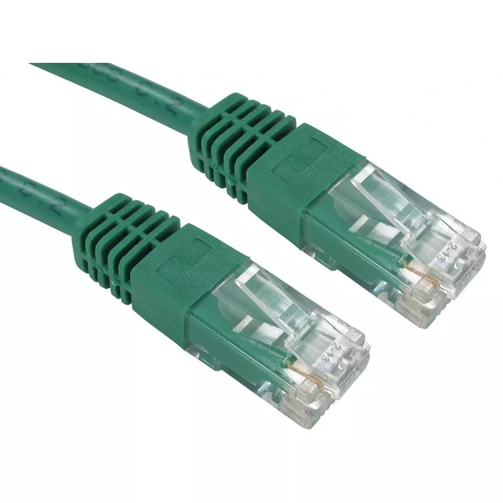 RS PRO Ethernet Cable Polyvinyl Chloride 5 m Length Green, 2863625