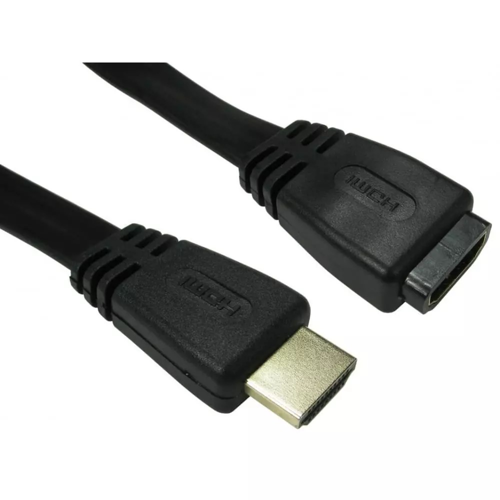 RS PRO HDMI Cable HDMI Male Connector HDMI 1.4 to 2.0, 2863329