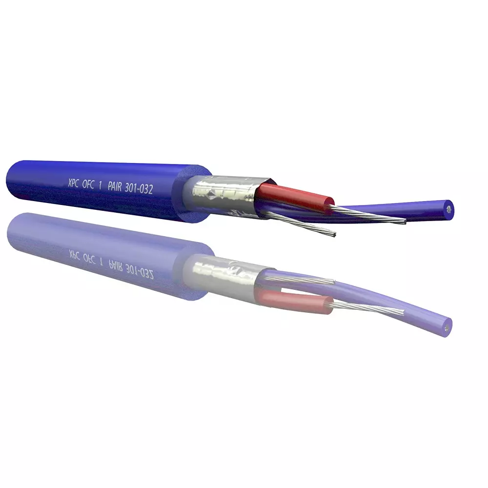 RS PRO Audio Cable 2 Core Blue Sheath XLPE 100 m, 2149604
