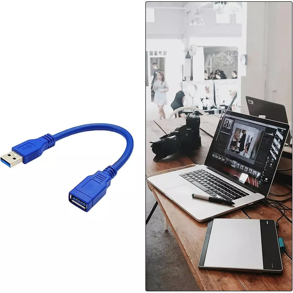 makworld-usb-30-extension-cable-male-to-female-pvc-jacket-30-cm-length-up-to-5-gbps-data-transfer-rate-blue-yry3002