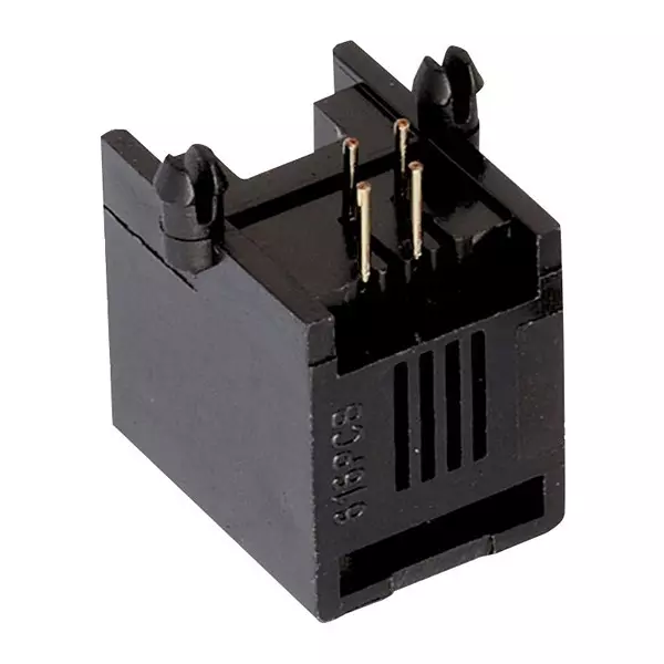 WURTH ELEKTRONIK Modular Conn, R/A, Jack, 4P4C, 1Port, Th, 615004143821