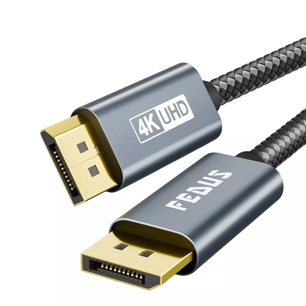 FEDUS 4K Display Port Cable for Laptop, PC, Gaming Monitor, Graphics Card 5 m