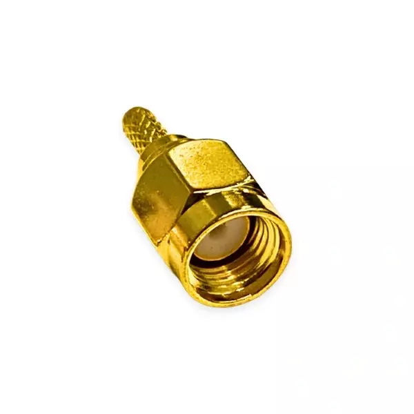 SETMI INDIA SMA Straight Crimp Connector Female 50 Ω Gold-Plated