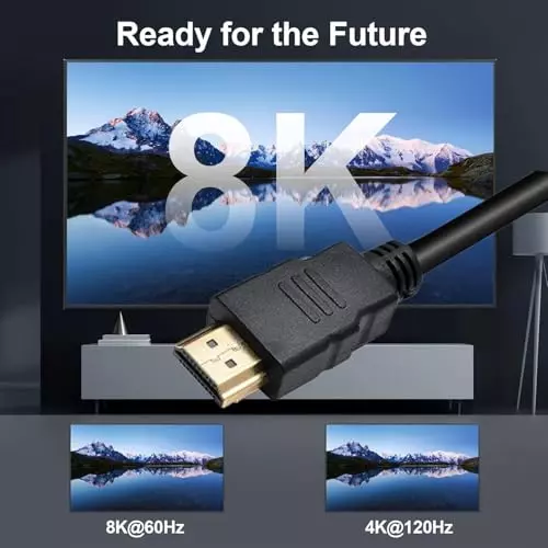 PremiumAV 1 m HDMI Extension Cable Male to Female, 4K & 1080p Support