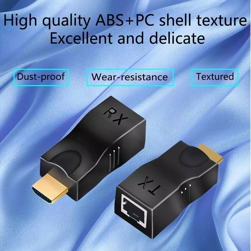 LOTA HDMI Extender for Upto 30 m High-Speed 1080p HDMI Signal Transmission Plug & Play, MST-837-LT