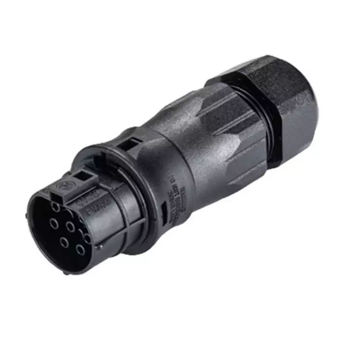 WIELAND ELECTRIC RST CLASSIC Series Connector 7-Pole Female 7-Way Push-In 20 Amp, 96.071.4553.1