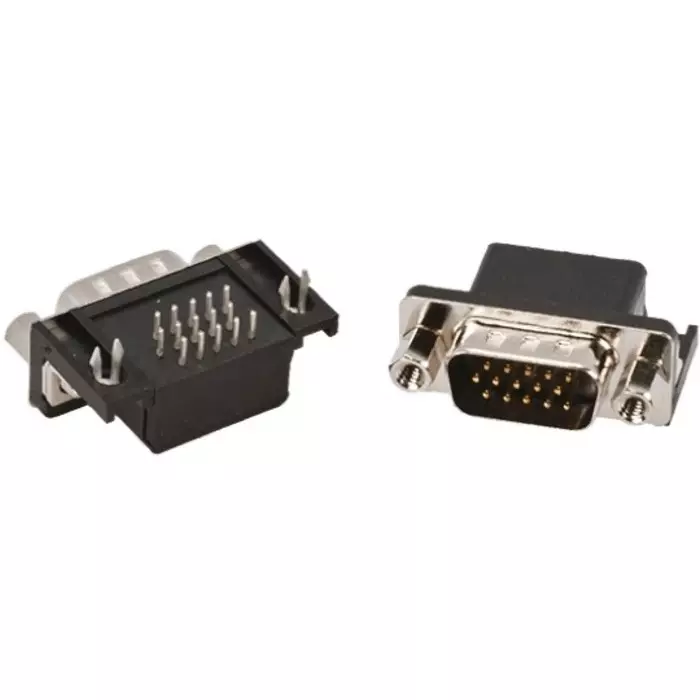Amphenol ICC 10090926 15 Way Right Angle Through Hole D-sub Connector Plug 2.29 mm Pitch, 10090926-P154VLF