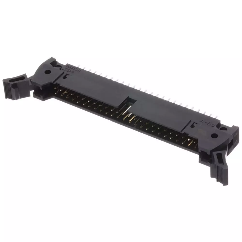 RS PRO IDC Connector Male 50 Contacts 2.54 mm Pitch 2 Row Straight IDC Termination 3 Amp 250 V, 2846500