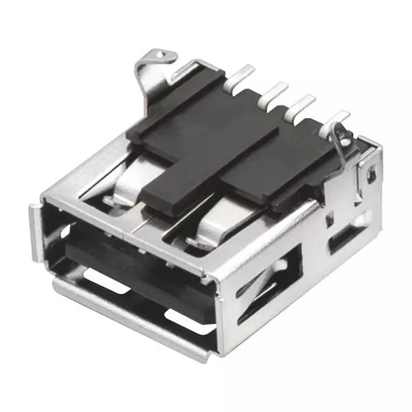 WURTH ELEKTRONIK Conn, USB 2 Type A, Rcpt, 4Pos, Smt, 62900416021
