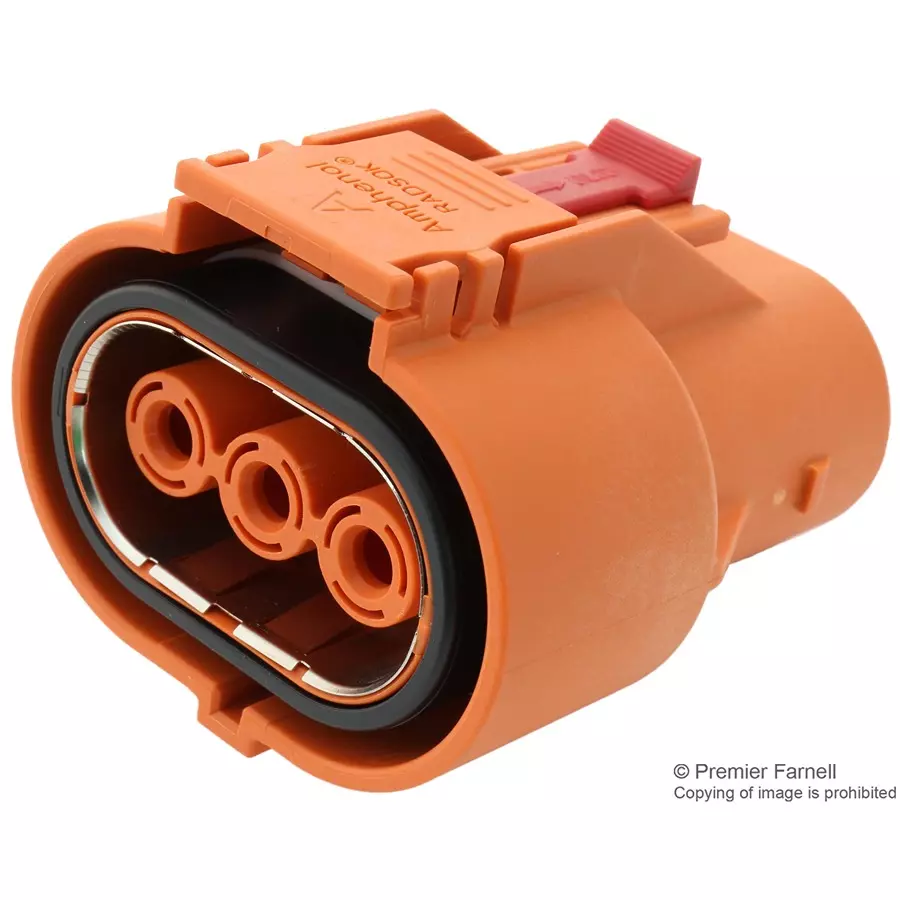 AMPHENOL INDUSTRIAL POWER CONNECTOR, PLUG, 3POS, 11.1MM, ELP3A3