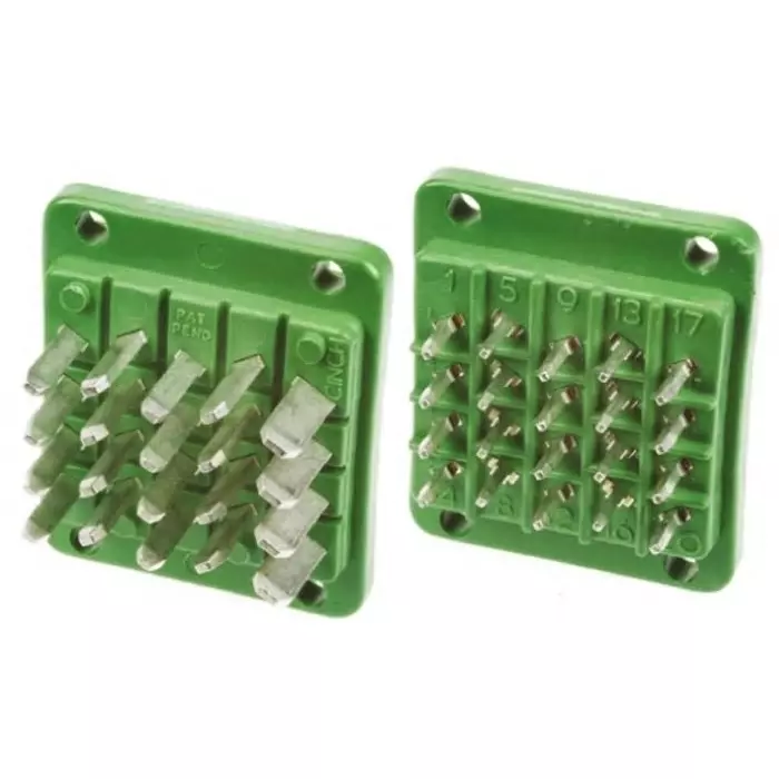 CINCH CONNECTIVITY SOLUTIONS Automotive Connector Plug Green Panel Mount 20 Way, JA778500000E000