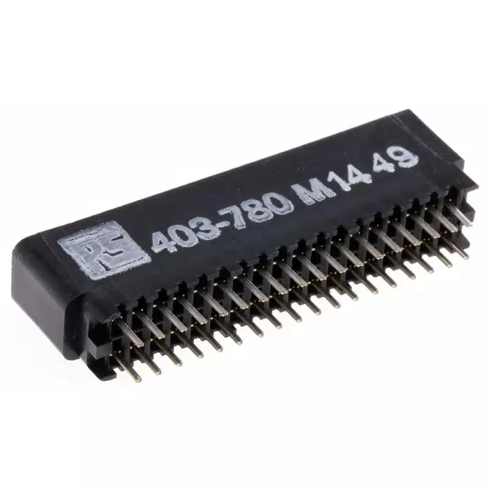 CINCH CONNECTIVITY SOLUTIONS Edge Connector PCB Mount 18-Contacts 2.54 mm Pitch 2-Row Solder Termination, BA000010000AE00