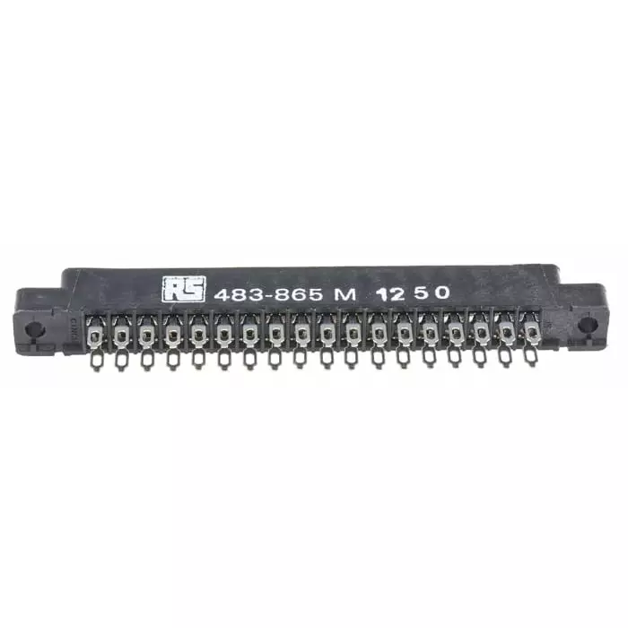 CINCH CONNECTIVITY SOLUTIONS Edge Connector 18-Contacts 3.96 mm Pitch 2-Row Solder Termination, BA000070000E000