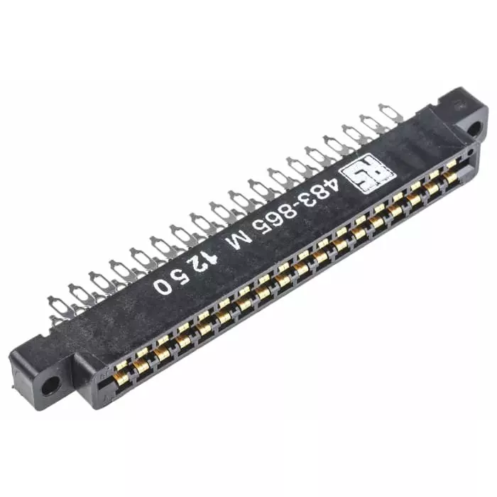 CINCH CONNECTIVITY SOLUTIONS Edge Connector 18-Contacts 3.96 mm Pitch 2-Row Solder Termination, BA000070000E000
