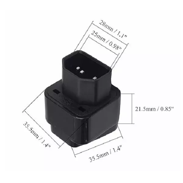 makworld-ups-iec-c14-male-to-universal-female-socket-power-adapter-converter-ac110-250-v-input-voltage-black