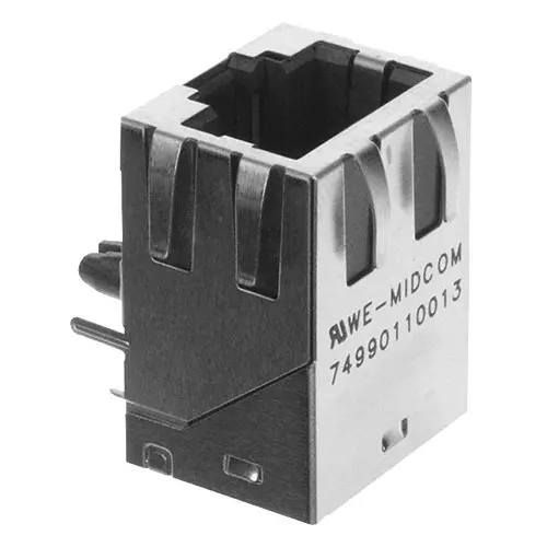 WURTH ELEKTRONIK Jack, Modular, Rj45, 1Port, 8P8C, 7499111446
