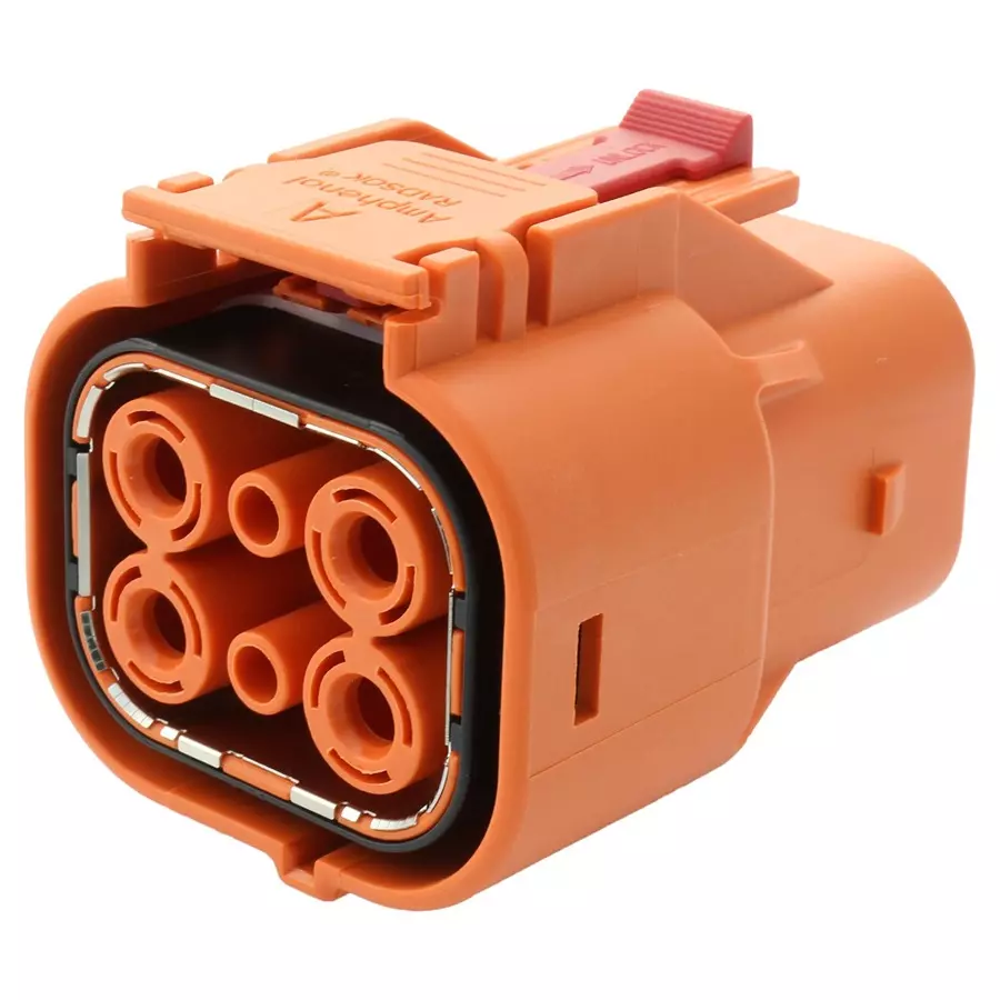 AMPHENOL INDUSTRIAL AUTOMOTIVE CONN, PLUG, 4POS, 50A, ELP4Y03