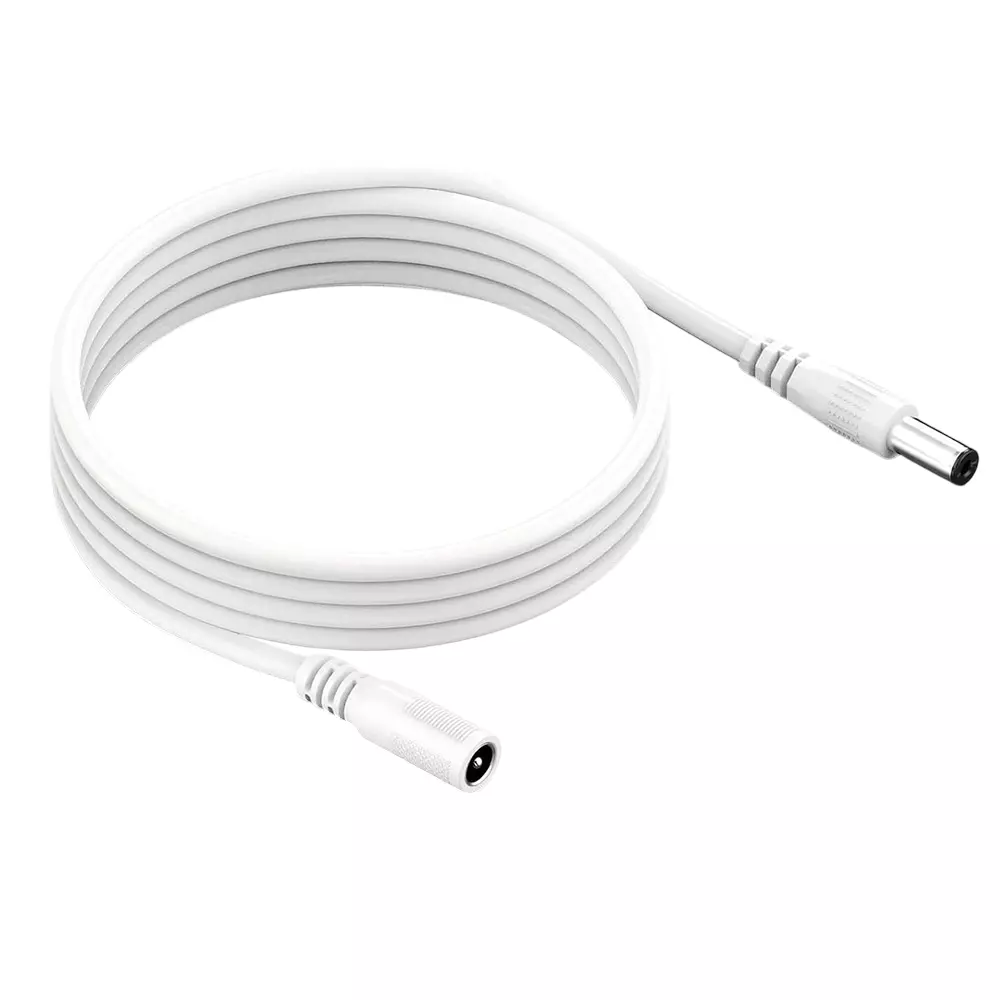 FEDUS Male to Female DC Plug 2.1x5.5 mm 12 V for CCTV, DVR, NVR, LED Strip, Baby Monitor, IP Camera