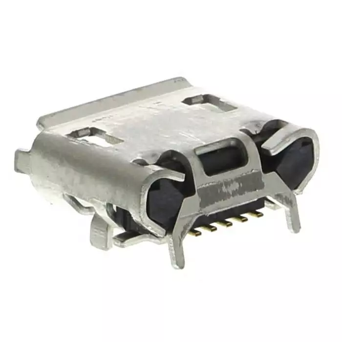 Amphenol ICC Right Angle SMT Socket Type B 2.0 USB Connector, 10103594-0001LF (Pack of 5)