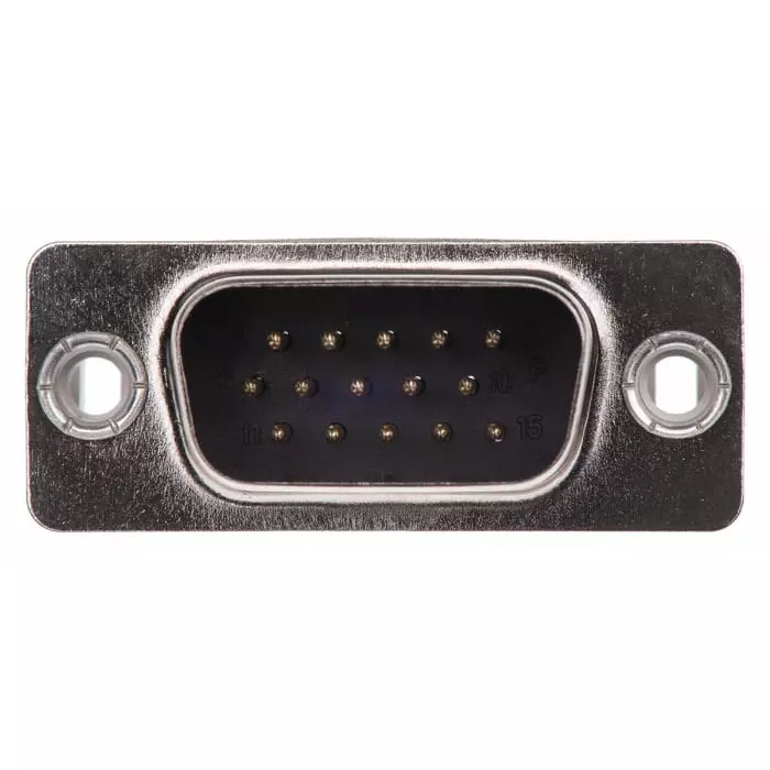 Amphenol ICC 10090928 15 Way Through Hole D-sub Connector Plug 2.29 mm Pitch, 10090928-P154XLF