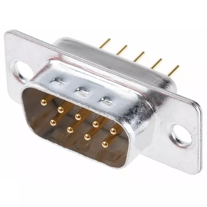 CINCH CONNECTIVITY SOLUTIONS FD 9 Way Through Hole D-sub Connector Plug 2.76 mm Pitch, FDE-9P0L2TI2/1